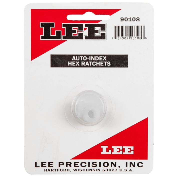 Lee Precision 90108 Auto Index Hex Rachet 3 Per Pack