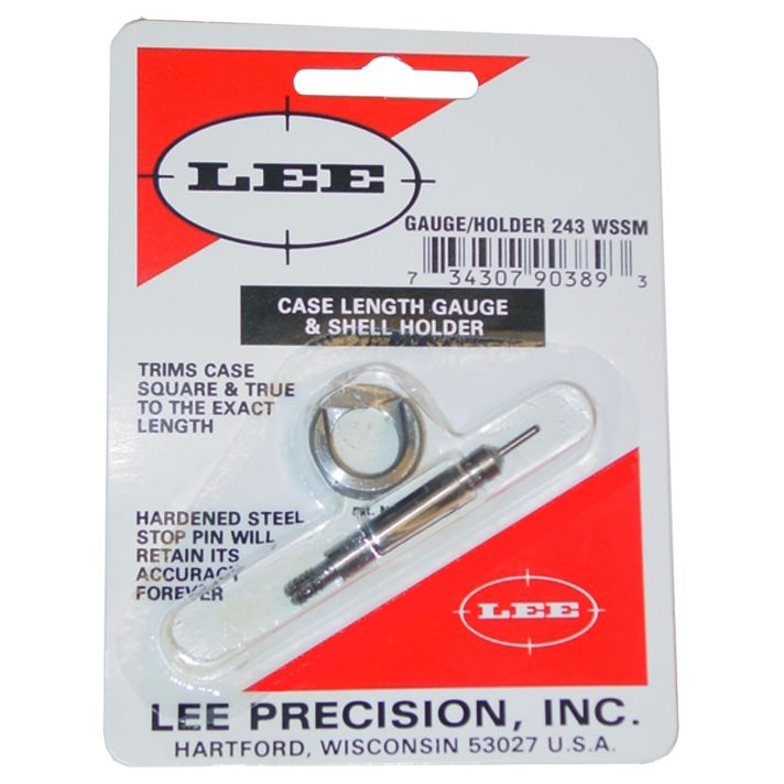 Lee Precision 90389 Case Length Gauge243 WSSM Steel Rifle