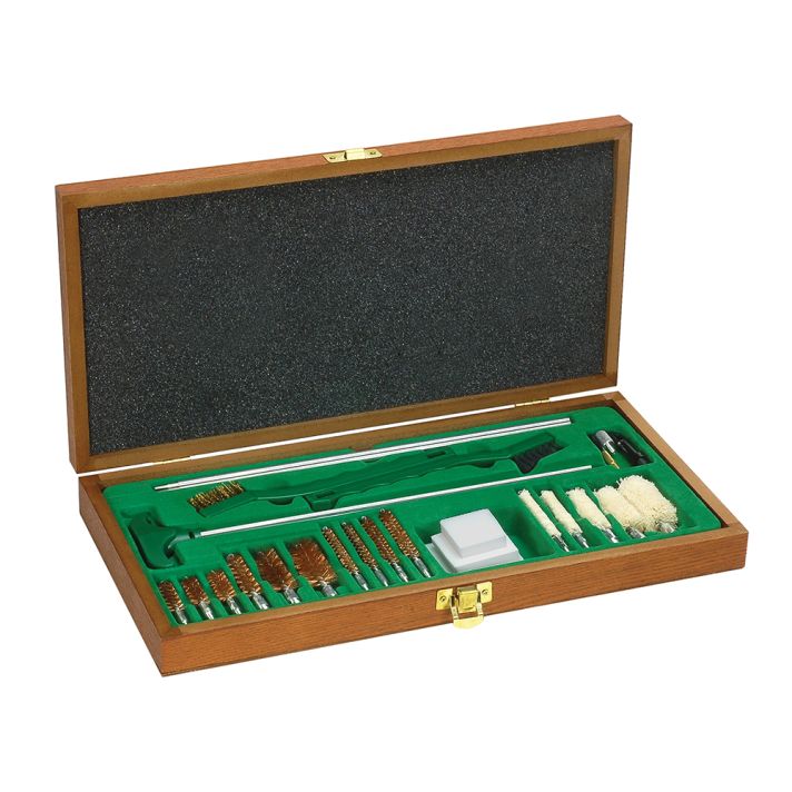 Remington Accessories 19054 Sportsman Cleaning Kit Multi-Caliber Multi-Gauge/27 Pieces/Wood Case
