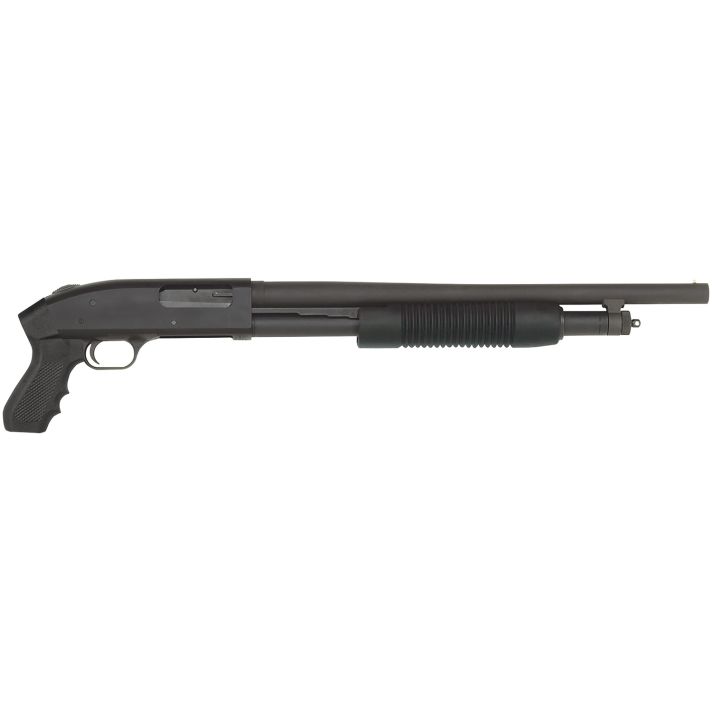 Mossberg 51340 500 JIC Cruiser 12 Gauge Pump 3" 5+1 18.50" Matte Blued Steel Barrel, Matte Blued Stainless Steel Receiver, Black Fixed w/Pistol Grip Synthetic Stock, Survival Kit In A Can