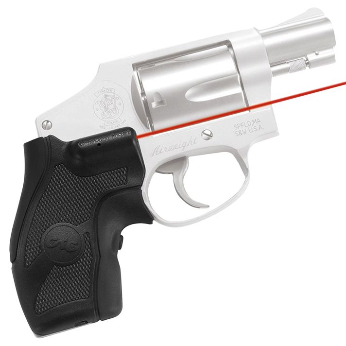 Crimson Trace 011680 LG-405 LasergripsRed Laser Smith & Wesson J-Frame Round Butt