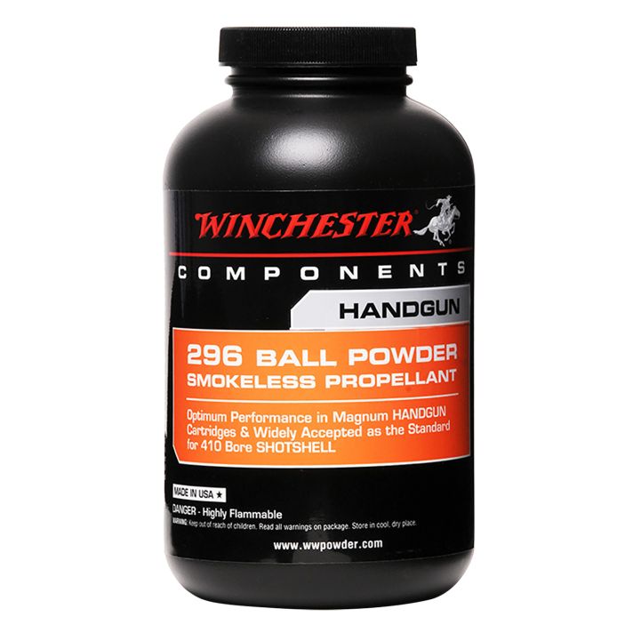 Winchester Powder 2961 Ball Powder 296 Handgun Multi-Caliber 1 lb