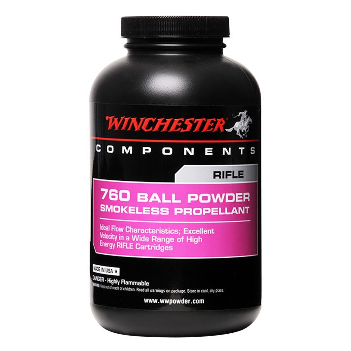 Winchester Powder 7601 Ball Powder 760 Rifle Multi-Caliber 1 lb