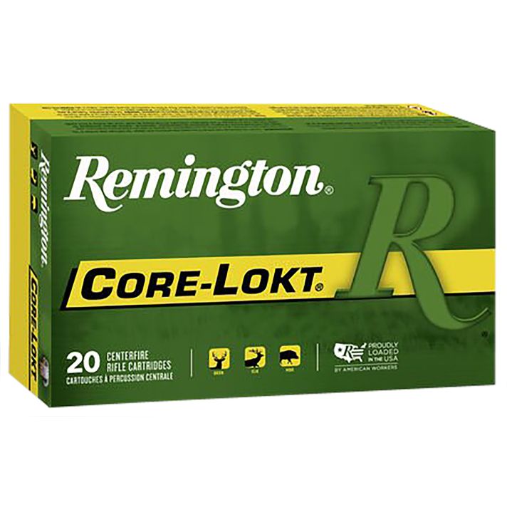Remington Ammunition 27657 Core-Lokt6.5Creedmoor 140gr Pointed Soft Point Core-Lokt 20 Per Box/10 Case