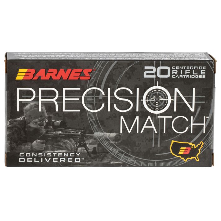 Barnes Bullets 30166 Precision Match6.5Creedmoor 140gr Open Tip Match Boat Tail 20 Per Box/10 Case