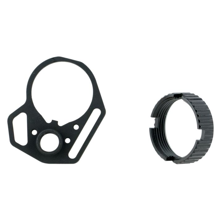 Strike Industries ARMFEP&ACN Multi-Function End Plate and Castle Nut Steel Black