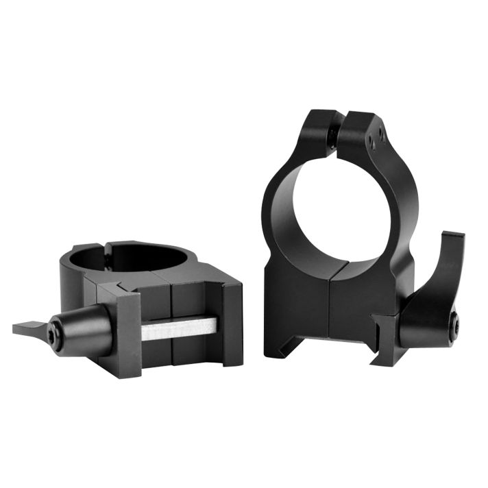 Warne 202LM Vertical Rings Maxima Matte Black 1" High Quick Detach 0 MOA