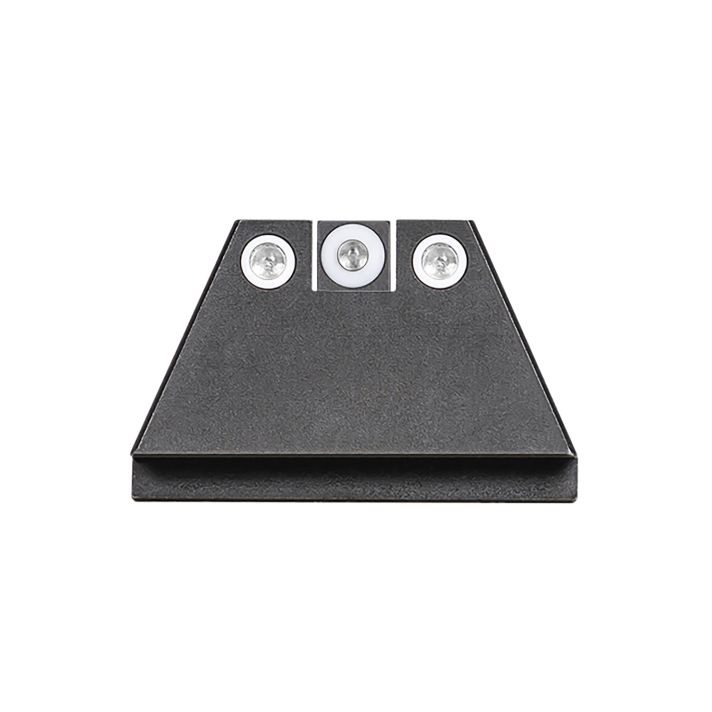 Night Fision GLK004003WGW Suppressor Height Sights For GlockGreen Tritium White Outline Front Sight-Green Tritium White Outline Rear Sight Glock 17/17L/19