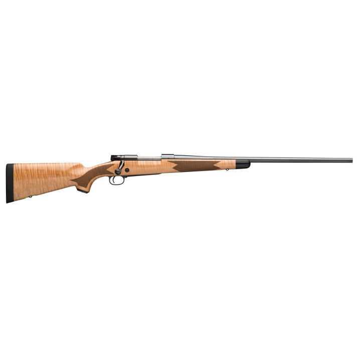 Winchester Repeating Arms 535218229 Model 70 Super Grade 264 Win Mag Caliber with 3+1 Capacity, 26" Barrel, High Polished Blued Metal Finish & Gloss AAA Maple Stock Right Hand (Full Size)