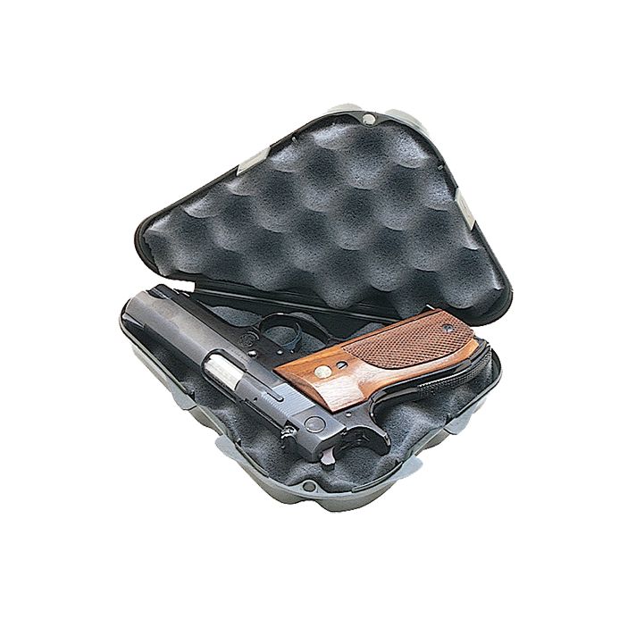 MTM Case-Gard 802C40 Single Handgun Casemade of Nylon w/ Black Finish & Foam Padding 9.50" x 5.90" x 2.10" Exterior Dimensions