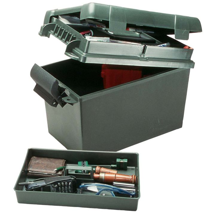 MTM Case-Gard SPUD111 Sportsmen's Plus Utility Dry Box Forest Green Polypropylene