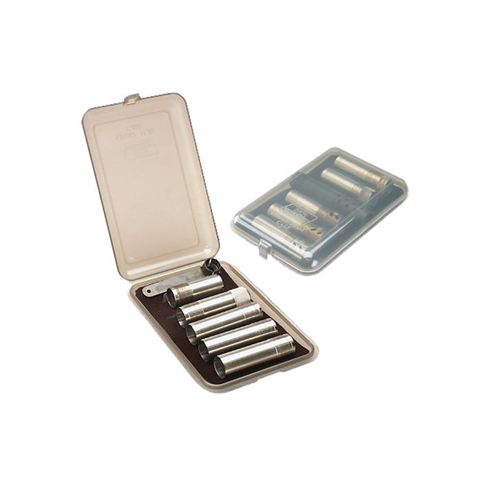 MTM Case-Gard CT641 Choke Tube CaseHolds 6rd Chokes Polypropylene Clear Smoke
