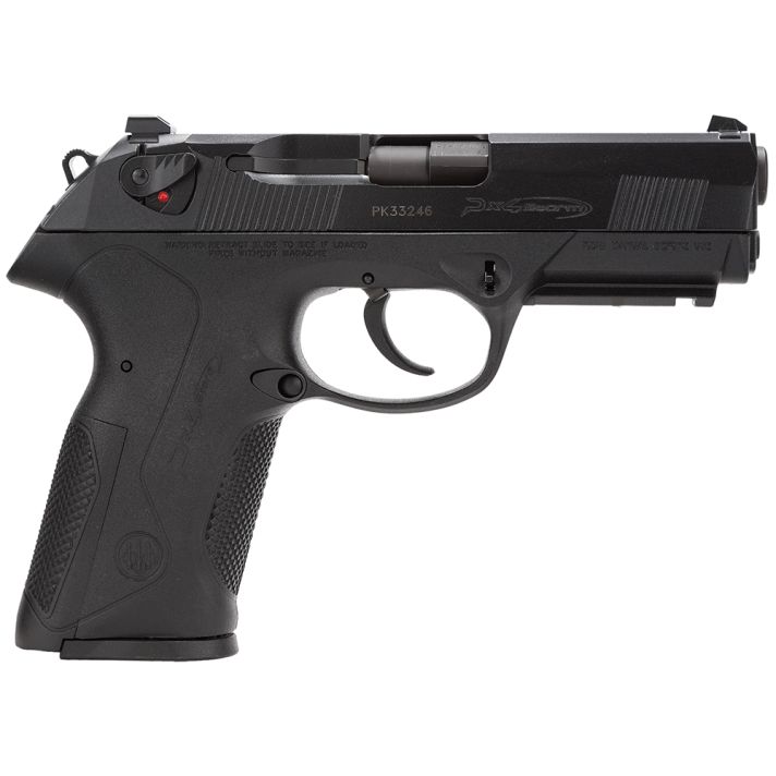 Beretta USA JXF5F25 Px4 StormFull Size Frame 45 ACP 10+1, 4.10" Black Steel Barrel, Black Bruniton Serrated Steel Slide, Black Polymer Frame w/Picatinny Rail, Ambidextrous