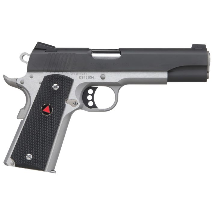 Colt Mfg O2020XETT 1911 Delta Elite 10mm Auto Caliber with 5" Barrel, 8+1 Capacity, Stainless Steel Finish Frame, Serrated Black Carbon Steel Slide & Black Polymer with Integrated Delta Medallion Grip