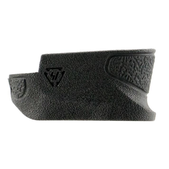 Strike Industries EMPMPS Enhanced Magazine Platemade of Polymer with Black Finish & Extra Gripping Surface for S&W M&P Shield Magazines (Adds 2rds 9mm Luger, 1rd 40 S&W)