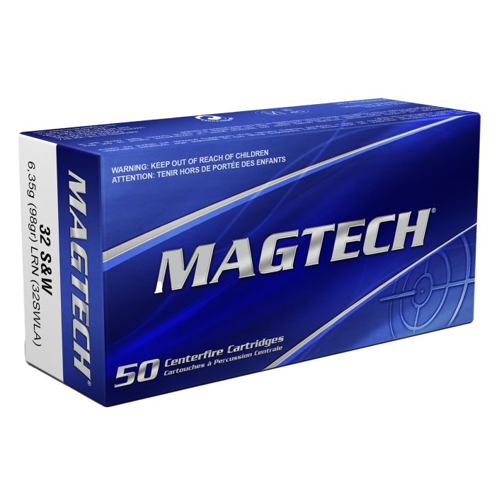 Magtech 32SWLA Range/Training32S&WLong 98gr Lead Round Nose 50 Per Box/20 Case