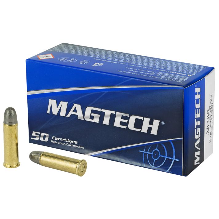 Magtech 38A Range/Training38Special 158gr Lead Round Nose 50 Per Box/20 Case