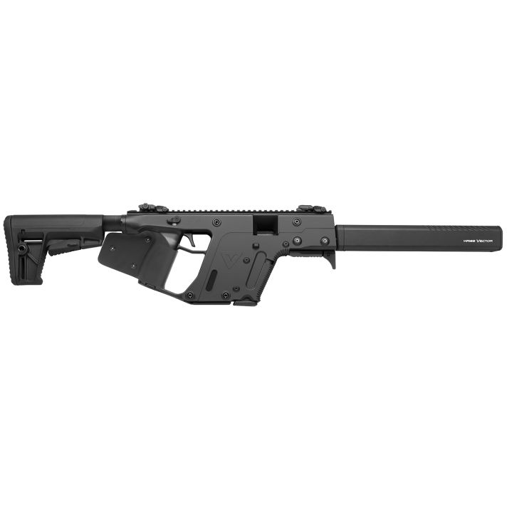 Kriss USA KV10CBL22 Vector CRB Gen2 *CA Compliant 10+1 Black Steel Barrel, Black Picatinny Rail Receiver, Fixed Black Synthetic Stock, Black California Paddle Grip, Glock Magazine Compatible