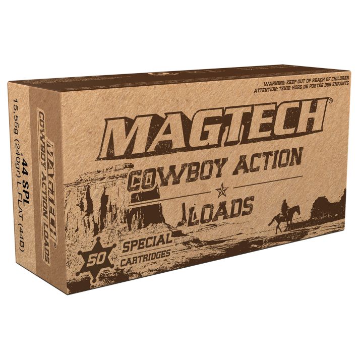 Magtech 44B Cowboy Action44S&WSpl 240gr Lead Flat Nose 50 Per Box/20 Case