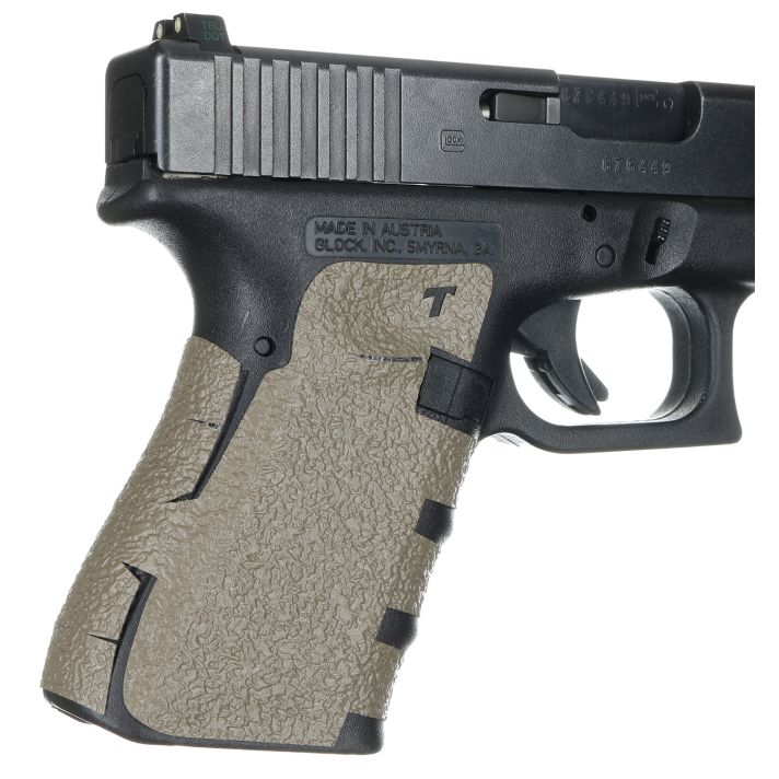 Talon Grips 104M Adhesive GripCompatible w/Glock Gen1-3 19/23/25/32/38, Moss Textured Rubber