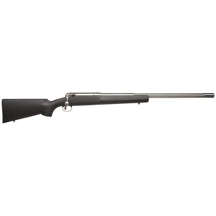 Savage Arms 18144 12 LRPV Full Size 223 Rem 1rd 26" Heavy Fluted Barrel, Matte Stainless Steel Receiver w/Picatinny Rail, Matte Black HS Precision w/V-Block Synthetic Stock, Right Hand, 1:9 Twist