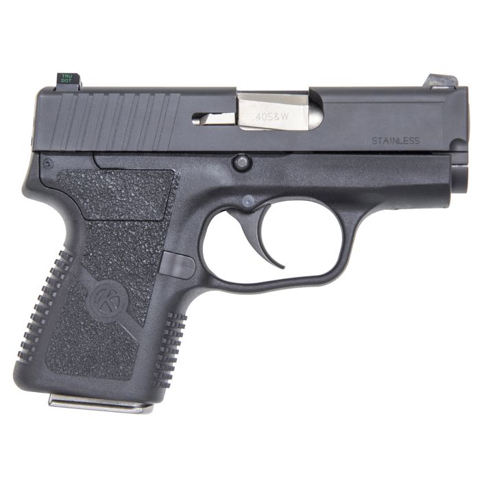 Kahr Arms PM4044N PM40 S&W Caliber with 3.10" Barrel, 5+1 or 6+1 Capacity, Black Finish Frame, Serrated Matte Black Stainless Steel Slide & Textured Polymer Grip