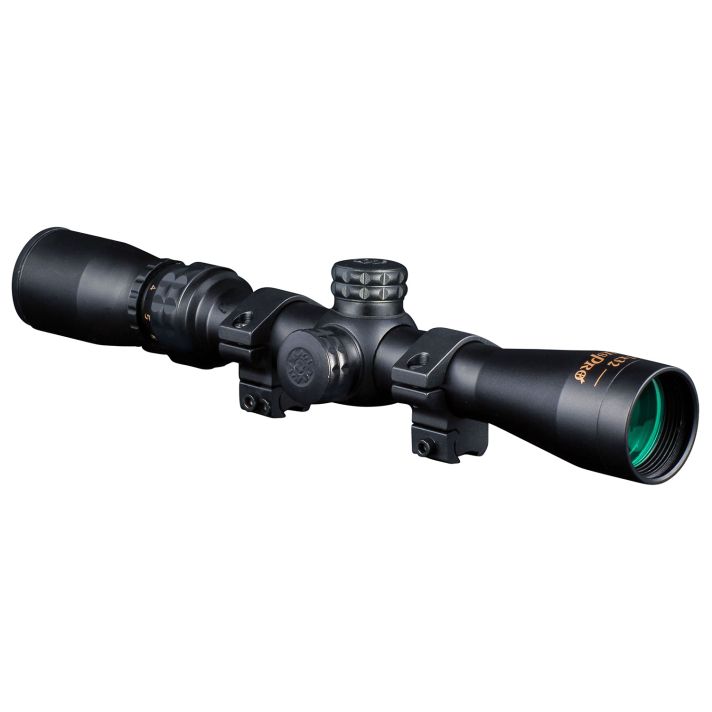 Konus 7260 KonusProMatte Black 2-7x32mm 1" Tube Engraved 30/30 Duplex Reticle Includes Mounting Rings