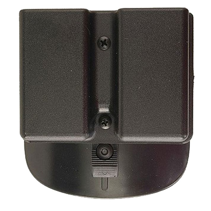 Uncle Mike's 51362 Kydex Double Mag Case Double Black Kydex Paddle Belts 1.75