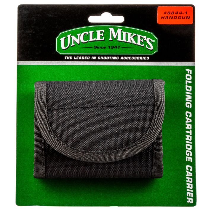 Uncle Mike's 8844 Folding Cartridge Carrier Handgun 12 Rounds Black Nylon
