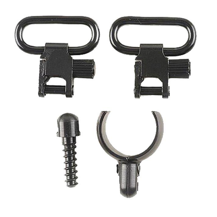 Uncle Mike's 15932 Magnum Band Swivel Set made of Steel with Blued Finish, 1