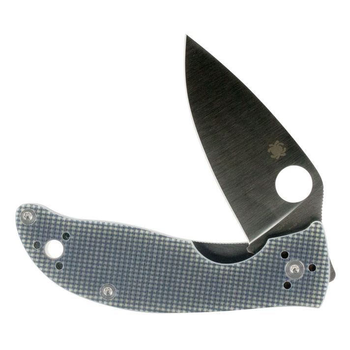 Spyderco C220GPGY Polestar3.30" Folding Drop Point Plain CTS BD1 SS Blade Gray G10 Handle Includes Pocket Clip