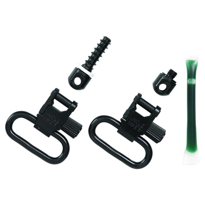 Uncle Mike's 15312 Fore End Band Swivel Set Quick Detach 115 LRB Blued 1