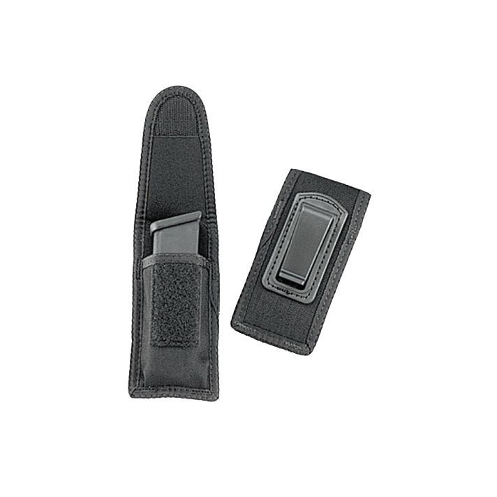 Uncle Mike's 88241 Under Cover Single Mag Case Single Black Kodra Nylon Belt Clip