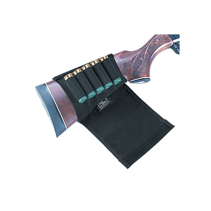Uncle Mike's 88492 Buttstock Shell HolderBlack Nylon 5rd Shotgun