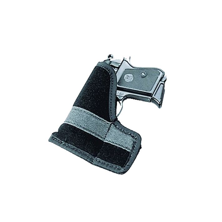 Uncle Mike's 87441 Inside The Pocket Holster OWB Size 01 Black Suede Like Pocket Fits 22-25 Cal Small Autos Ambidextrous