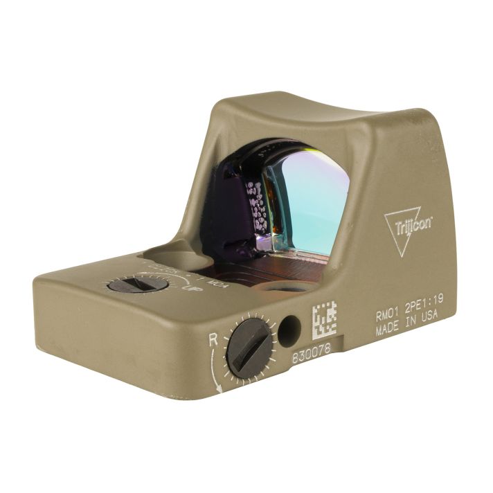 Trijicon 700624 RMR Type 2 Flat Dark Earth 1 X0.89" x 0.67" 3.25 MOA Red Dot