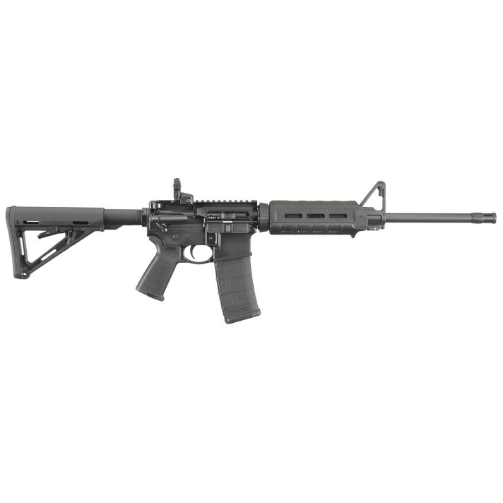Ruger 8515 AR-5565.56x45mm 30+1 16.10" Threaded Medium Contour Barrel, Hard Coat Anodized Finish, Magpul M-LOK Handguard, Telescoping Magpul MOE Stock, Magpul PMAG