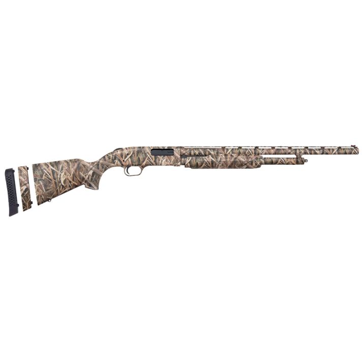Mossberg 54218 500 Super Bantam 20 Gauge with 22" Barrel, 3" Chamber, 5+1 Capacity, Overall Mossy Oak Shadow Grass Blades Finish & Synthetic Stock Right Hand (Youth) Includes Accu-Set Chokes