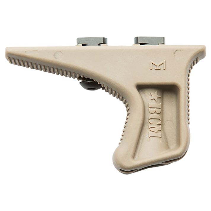 BCM KAGMCMRFDE BCMGunfighter Kinesthetic Angled Grip MOD 3 Made of Polymer With Flat Dark Earth Finish for M-Lok