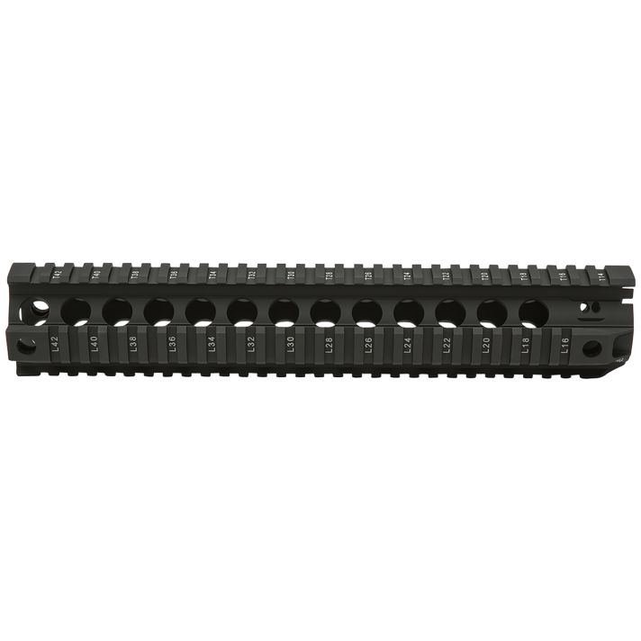 BCM QRF12556BLK QRF12" Free-Floating Style Made of Aluminum with Black Anodized Finish & Picatinny Rail for AR-Platform