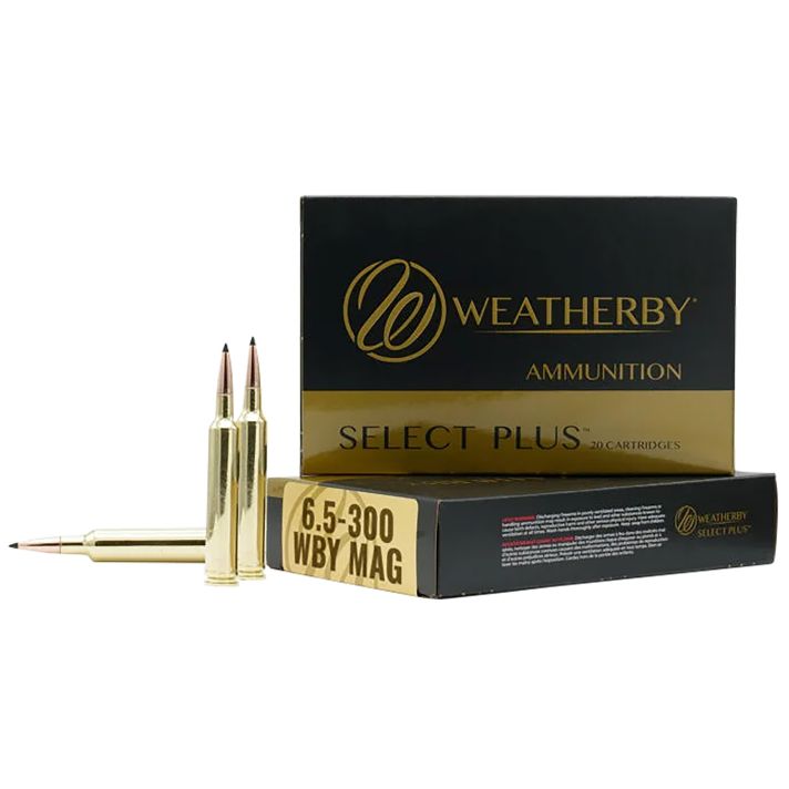 Weatherby B653127LRX Select Plus6.5-300WthbyMag 127gr Barnes LRX Lead Free 20 Per Box/10 Case