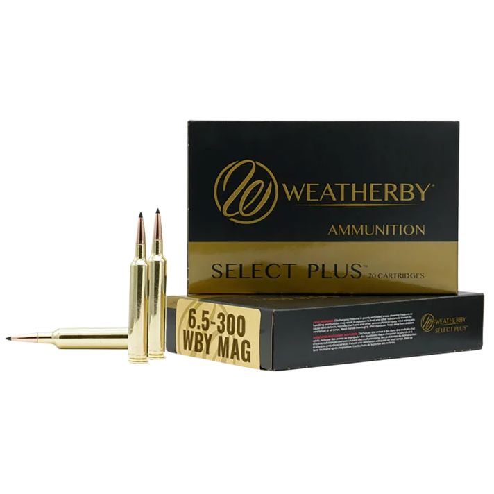 Weatherby F653130SCO Select Plus6.5-300WthbyMag 130gr Swift Scirocco II 20 Per Box/10 Case