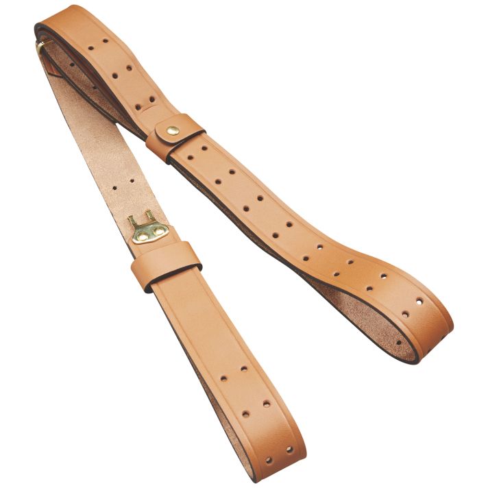 Butler Creek 26113 Military Carry Strap Brown Leather 44" OAL Two-Piece Rifle