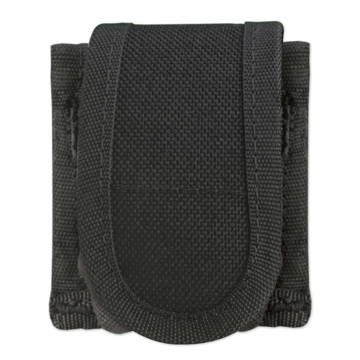 Uncle Mike's 88271 Universal SpeedLoader Mag Pouch Single Black Kodra Nylon Hook & Loop Belts 2.25