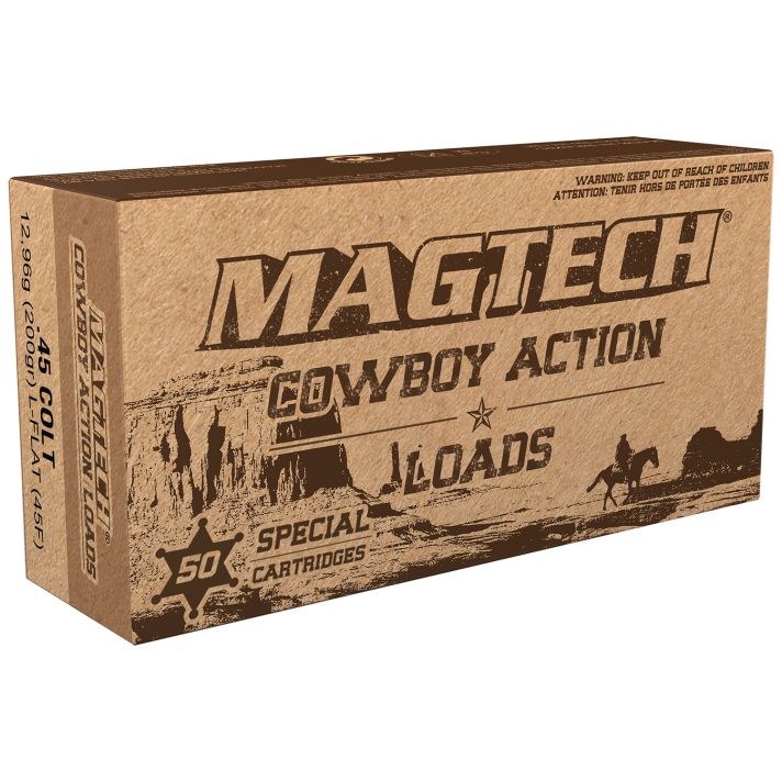 Magtech 45F Cowboy Action45Colt 200gr Lead Flat Nose 50 Per Box/20 Case