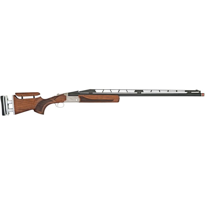 TriStar 35412 TT-15A Top Single 12 Gauge 1rd 2.75" 34" Adjustable Rib Barrel Silver Rec Walnut Fixed with Adjustable Comb Stock Right Hand (Full Size) Includes 3 Extended MobilChoke