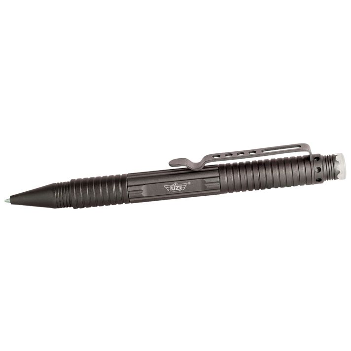 Uzi Accessories UZITACPEN1GM Defender Tactical Pen Gun Metal Aluminum 6.10"