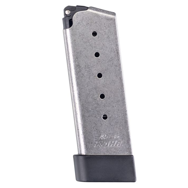 Kahr Arms K625G OEMStainless Detachable w/ Grip Extension 6rd 45 ACP for Kahr CM/PM
