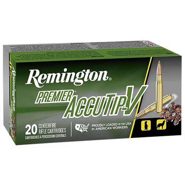 Remington Ammunition 29165 Premier Accutip-V 17RemFireball 20gr AccuTip V 20 Per Box/10 Case