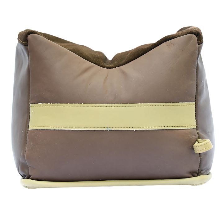 BenchMaster BMALBBKE Bench BagLarge Empty Brown Leather Front Bag 24 oz